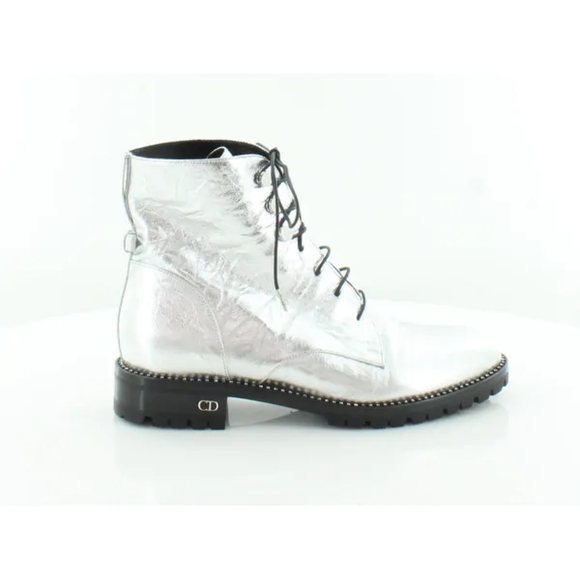 dior silver boots